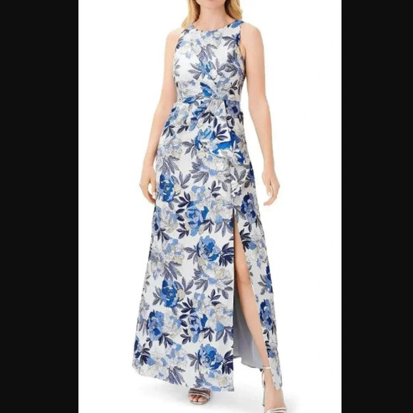 NWT Adrianna Papell Sleeveless Bateau Neck Long Dress size 6 - Picture 1 of 3